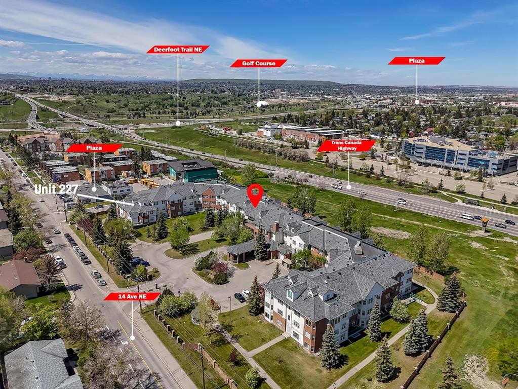 227-1920 14 Avenue Ne, Calgary, AB - Outdoor With View