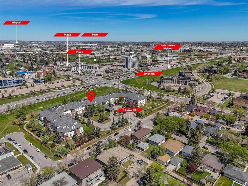 227-1920 14 Avenue Ne, Calgary, AB - Outdoor With View