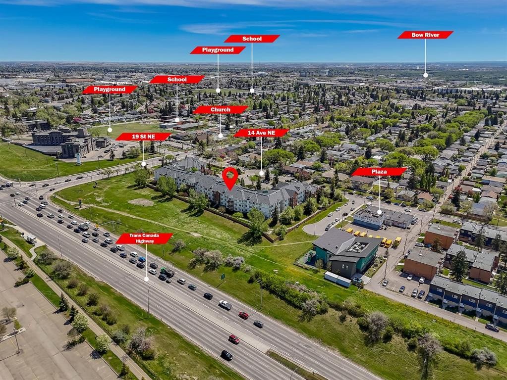 227-1920 14 Avenue Ne, Calgary, AB - Outdoor With View