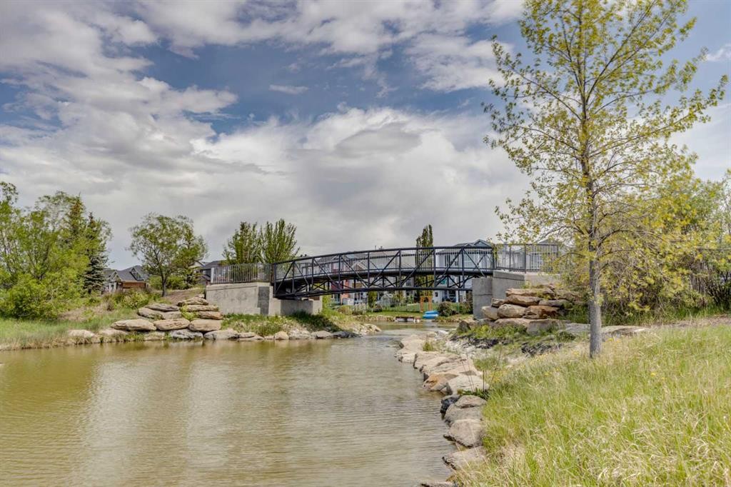 212 Bayside Point Sw, Airdrie, AB - Outdoor With Body Of Water With View