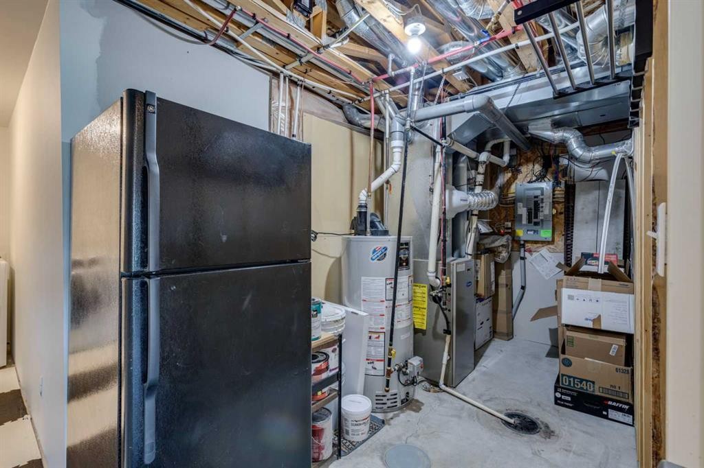 212 Bayside Point Sw, Airdrie, AB - Indoor Photo Showing Basement
