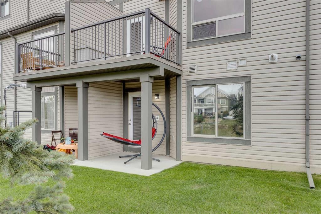212 Bayside Point Sw, Airdrie, AB - Outdoor With Balcony With Deck Patio Veranda With Exterior