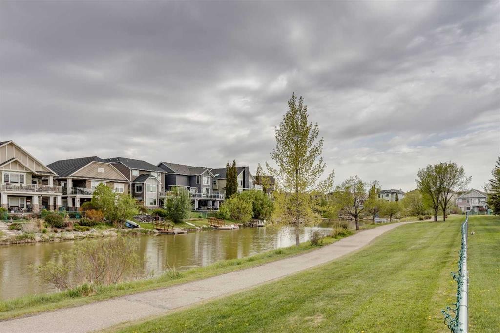 212 Bayside Point Sw, Airdrie, AB - Outdoor With Body Of Water