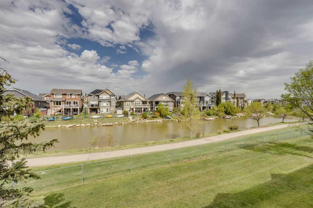 212 Bayside Point Sw, Airdrie, AB - Outdoor With Body Of Water With View