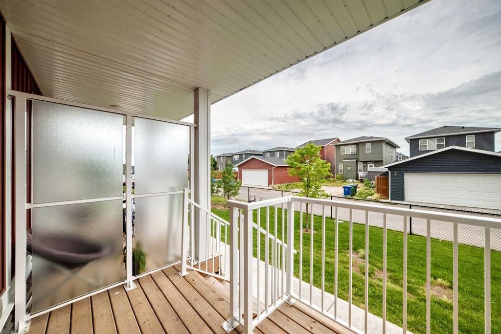 716-32 Red Embers Parade Ne, Calgary, AB - Outdoor With Deck Patio Veranda With Exterior