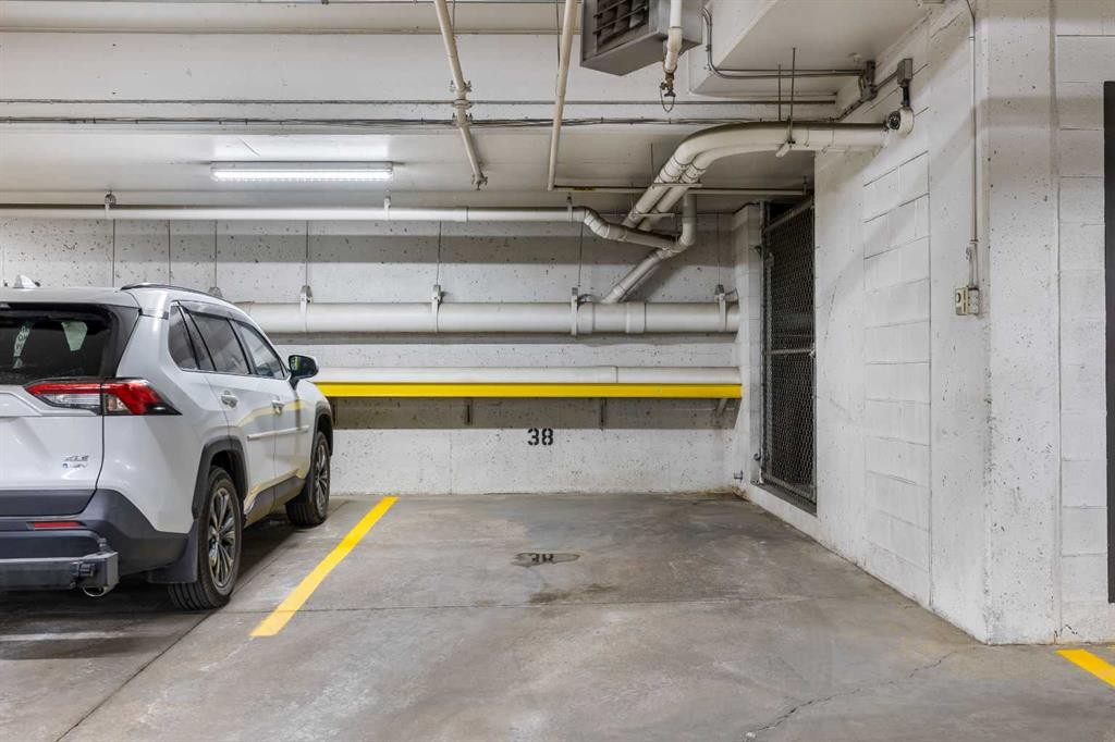 405-880 Centre Avenue Ne, Calgary, AB - Indoor Photo Showing Garage