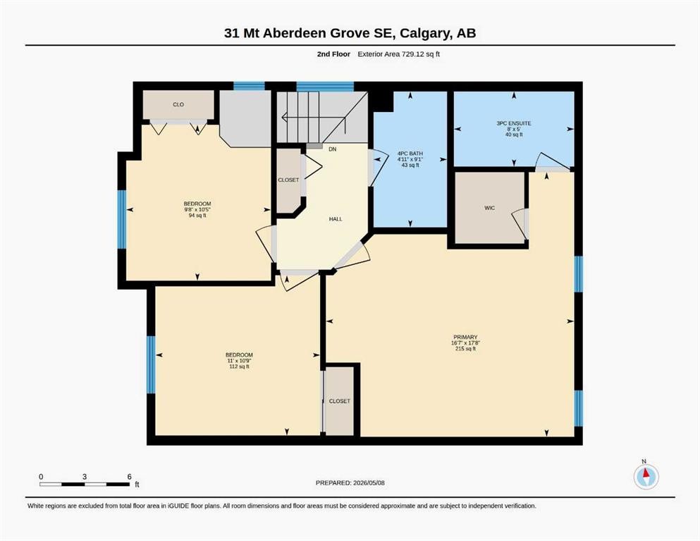 31 Mt Aberdeen Grove Se, Calgary, AB - Indoor Photo Showing Bedroom