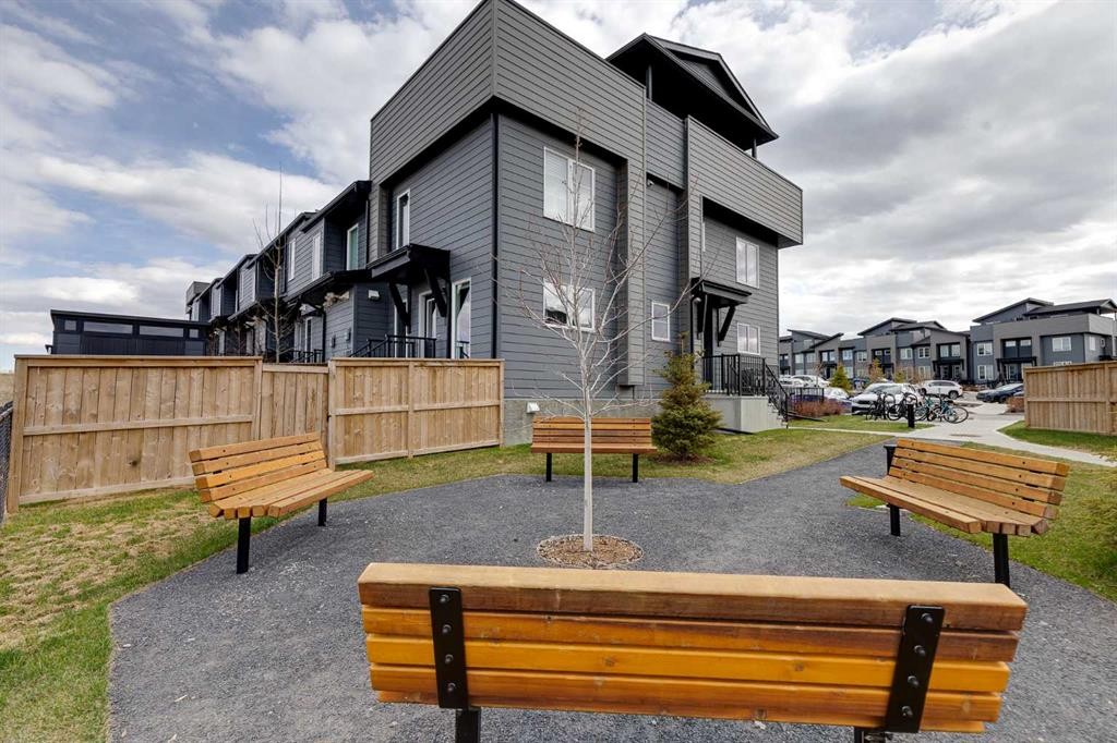 302-260 Rowley Way Nw, Calgary, AB - Outdoor With Deck Patio Veranda