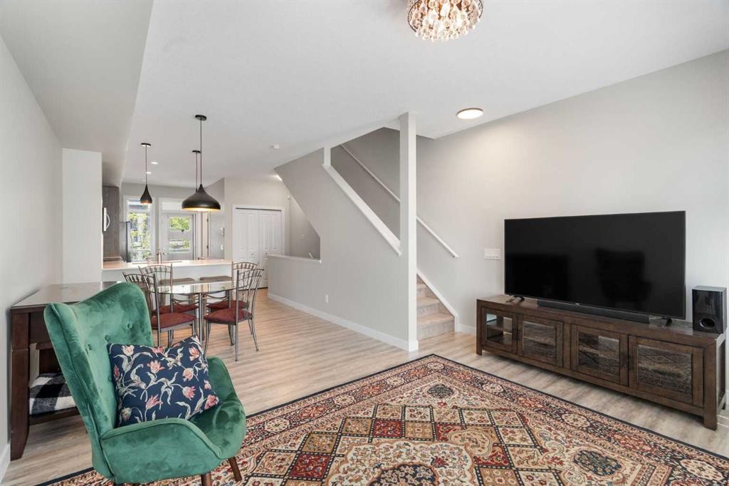28-138 Seton Passage Se, Calgary, AB - Indoor Photo Showing Living Room