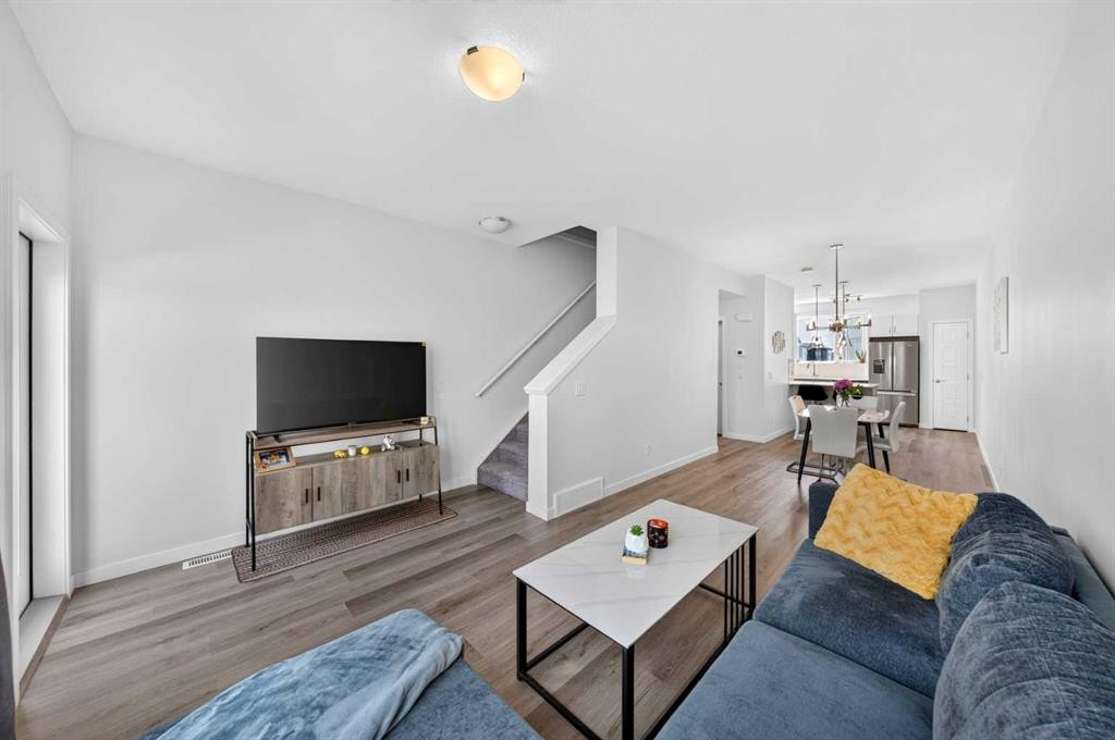 363-301 Redstone Boulevard Ne, Calgary, AB - Indoor Photo Showing Living Room