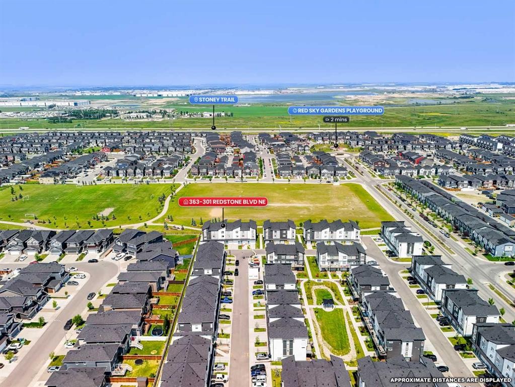 363-301 Redstone Boulevard Ne, Calgary, AB - Outdoor With View