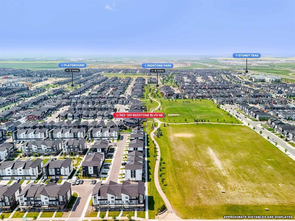 363-301 Redstone Boulevard Ne, Calgary, AB - Outdoor With View
