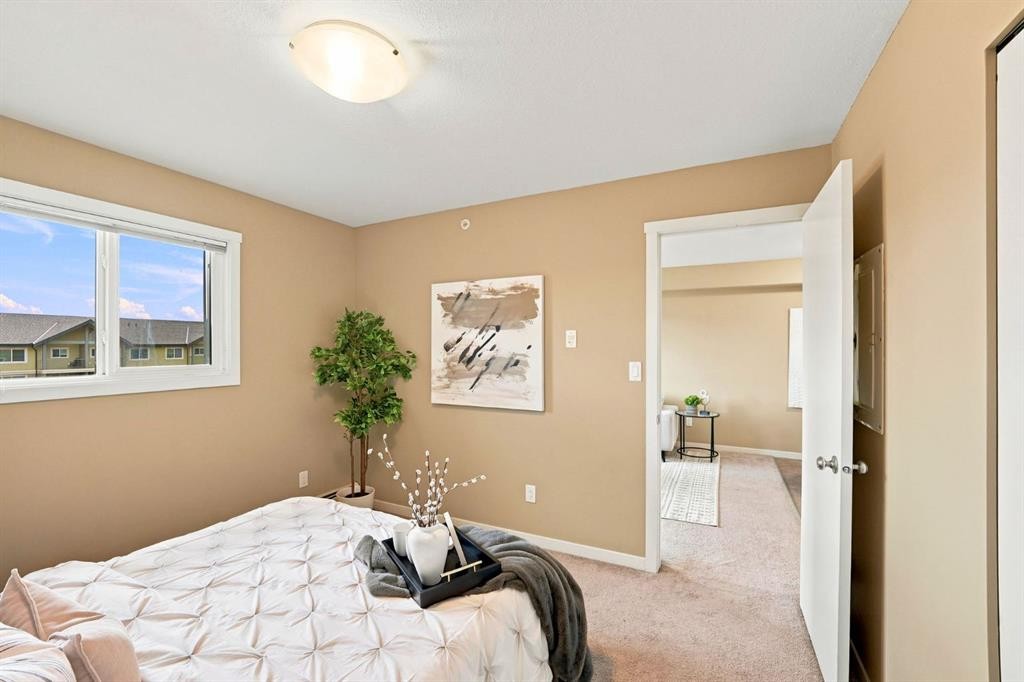 3407-181 Skyview Ranch Manor Ne, Calgary, AB - Indoor Photo Showing Bedroom