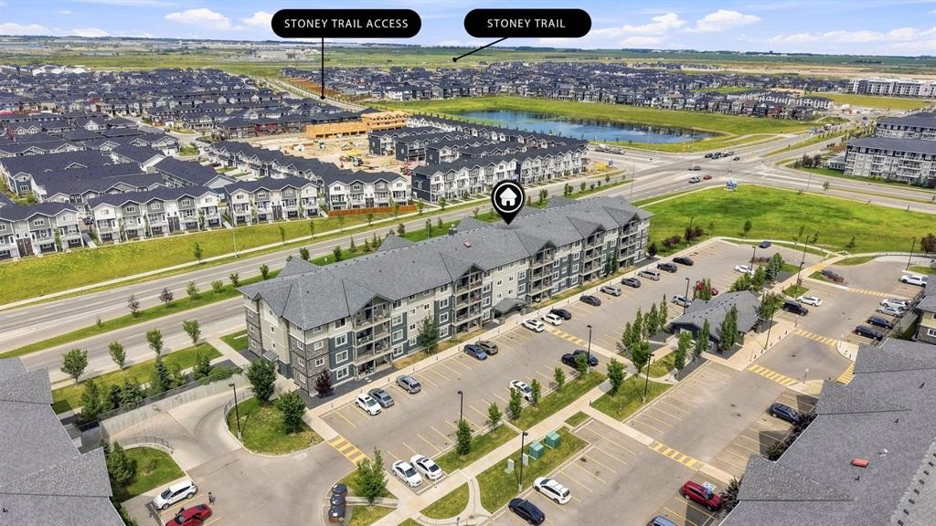 3407-181 Skyview Ranch Manor Ne, Calgary, AB - Outdoor With View