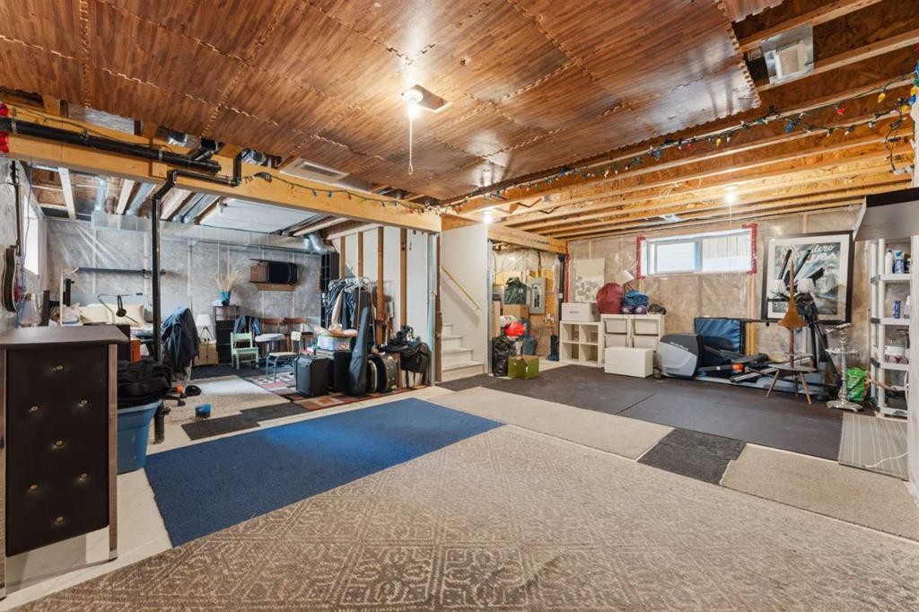 48 Brightoncrest Manor Se, Calgary, AB - Indoor Photo Showing Basement