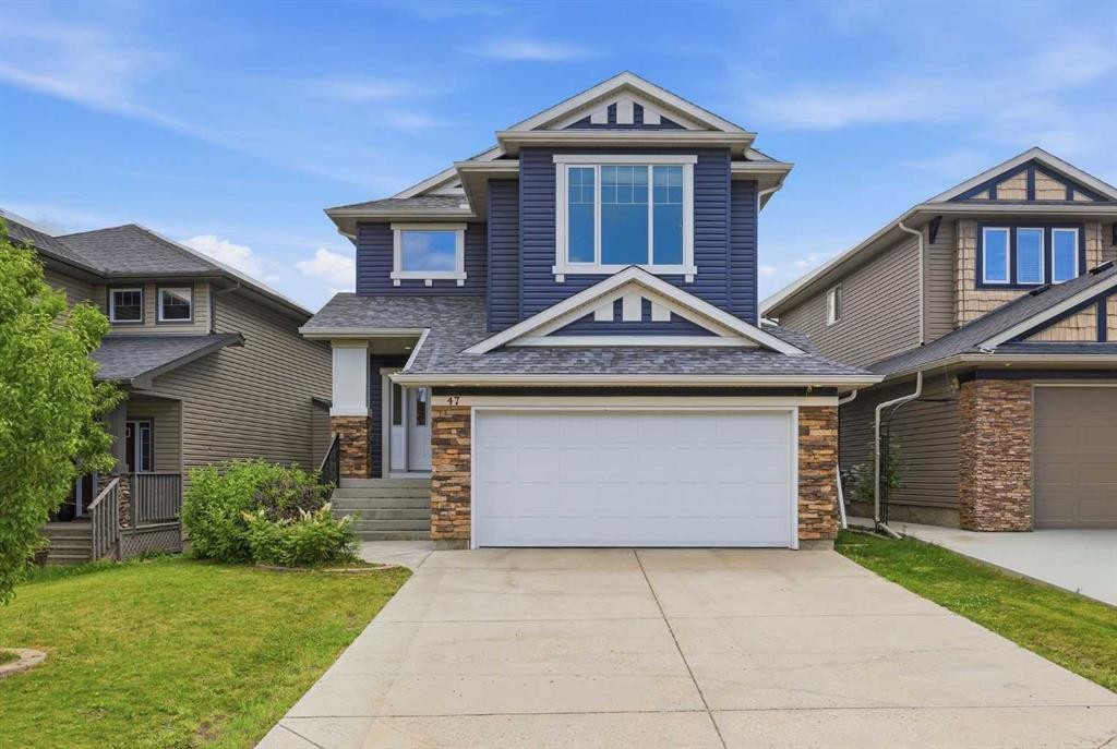 47 Evanspark Circle, Calgary, AB - Outdoor With Facade
