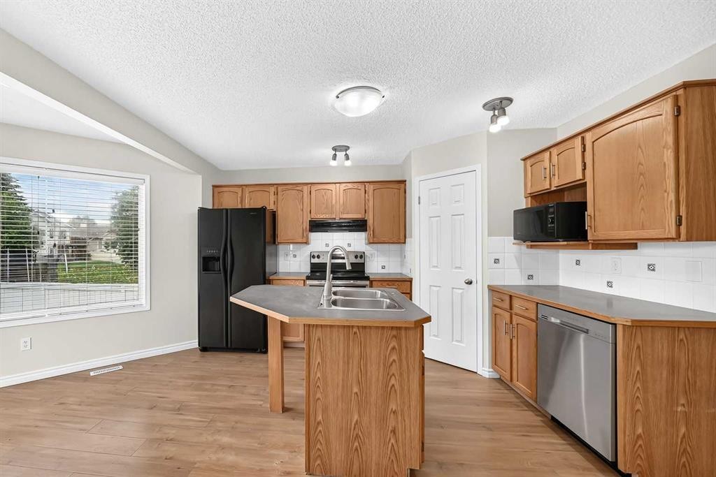 247 Covington Close Ne, Calgary, AB - Indoor Photo Showing Kitchen With Double Sink
