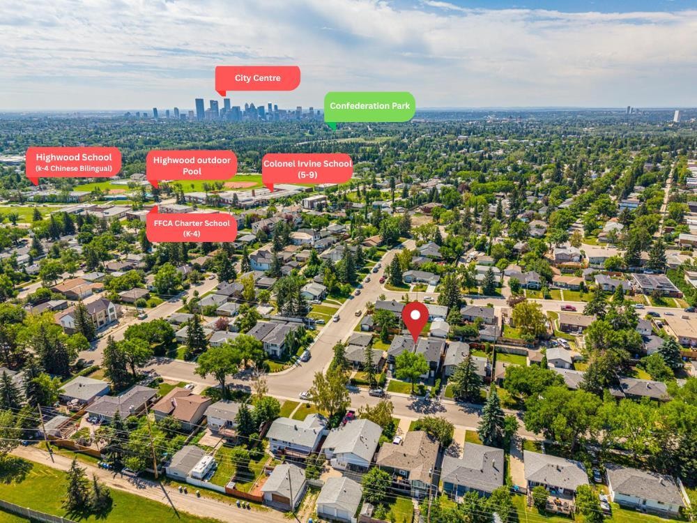 421 Hendon Drive Nw, Calgary, AB - Outdoor With View