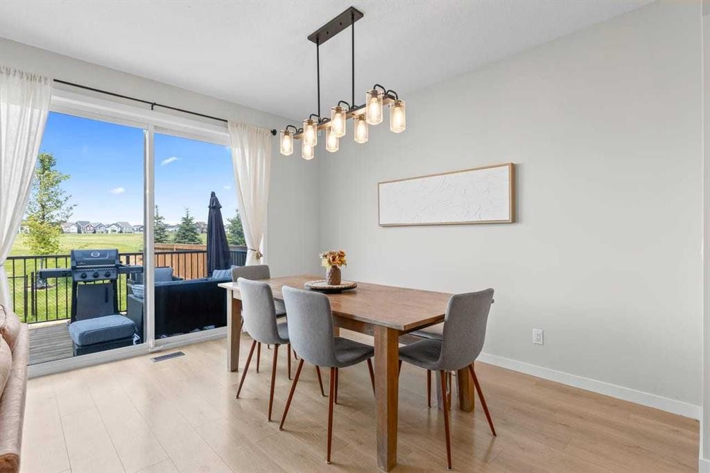 45 Savoy Landing Se, Calgary, AB - Indoor Photo Showing Dining Room