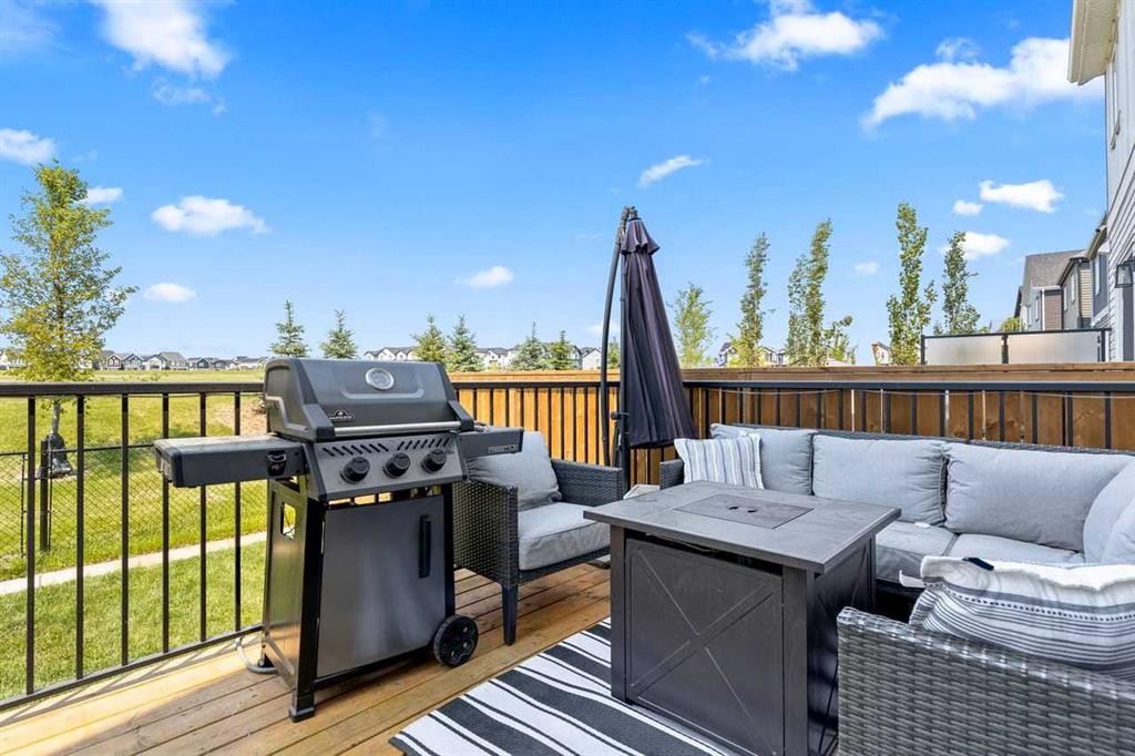 45 Savoy Landing Se, Calgary, AB - Outdoor With Deck Patio Veranda With Exterior