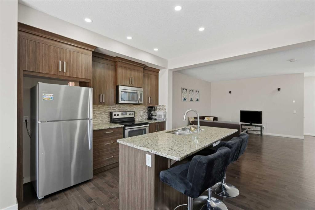 190 Saddlelake Way Ne, Calgary, AB - Indoor Photo Showing Kitchen With Double Sink