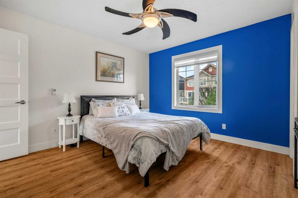 173 Windstone Link Sw, Airdrie, AB - Indoor Photo Showing Bedroom