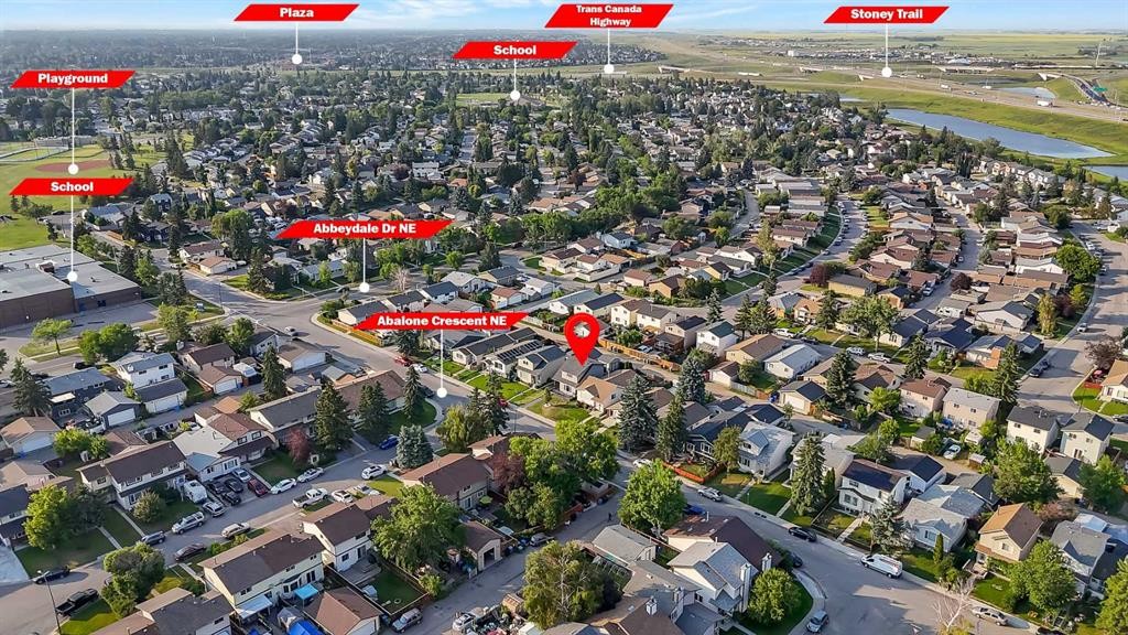 16 Abalone Crescent Ne, Calgary, AB - Outdoor With View