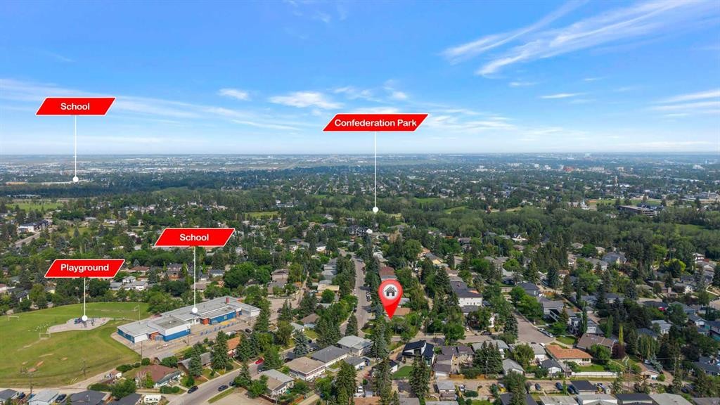 1415 Rosehill Drive Nw, Calgary, AB - Outdoor With View