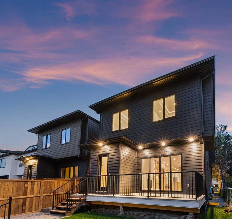 730 25 Avenue Nw, Calgary, AB - Outdoor With Deck Patio Veranda