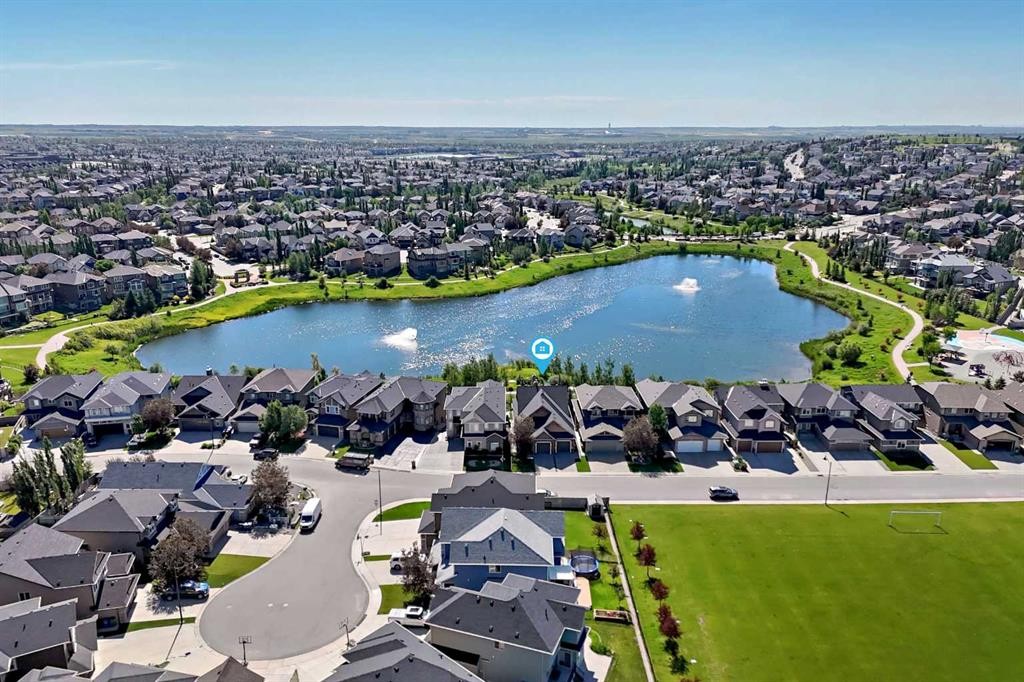 116 Panatella Rise Nw, Calgary, AB - Outdoor With Body Of Water With View