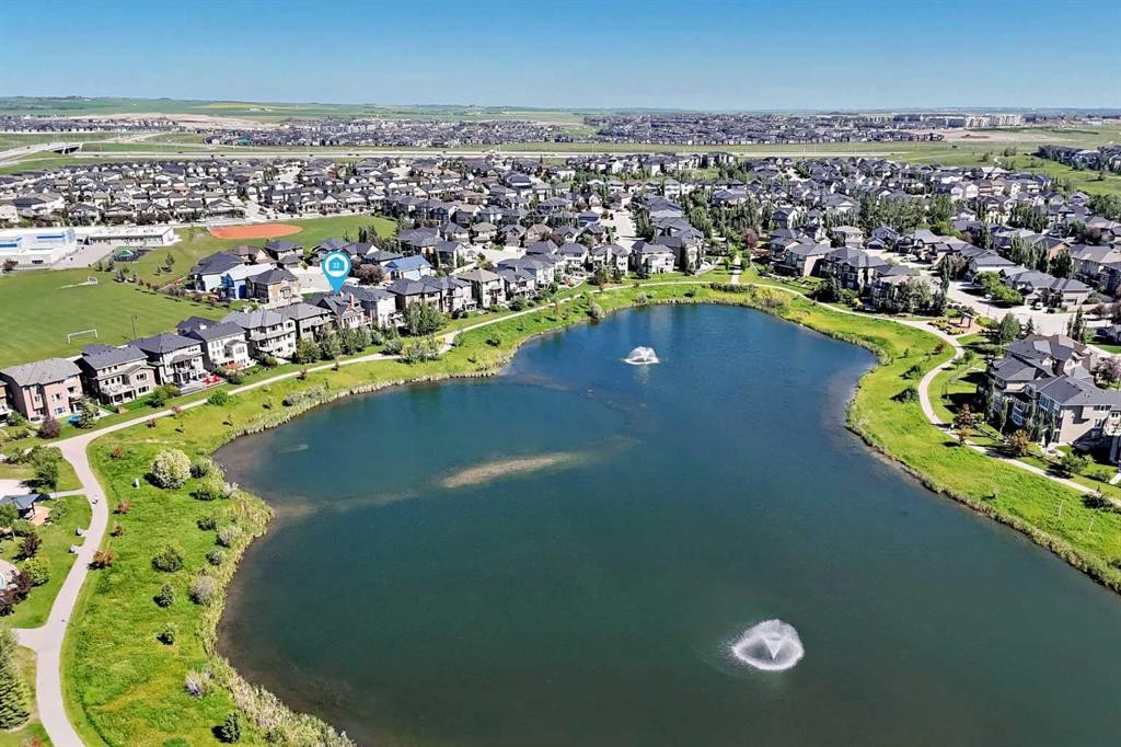 116 Panatella Rise Nw, Calgary, AB - Outdoor With Body Of Water With View