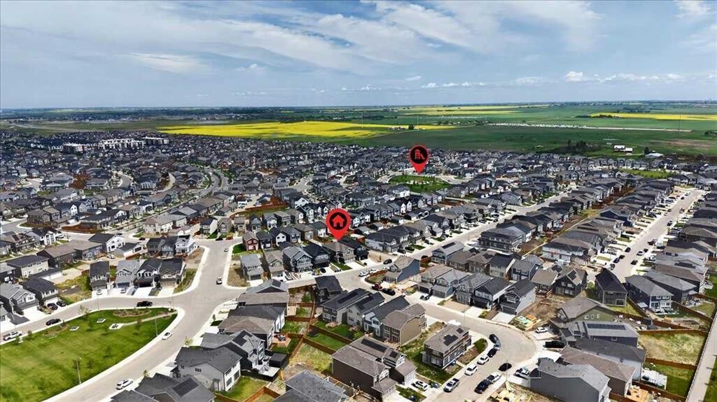 421 Magnolia Way Se, Calgary, AB - Outdoor With View