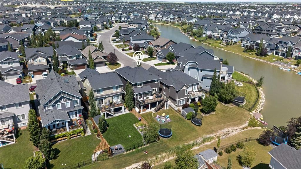 325 Bayside Crescent Sw, Airdrie, AB - Outdoor With Body Of Water With View