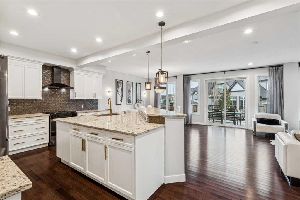 290 Mahogany Place Se, Calgary, AB - Indoor Photo Showing Kitchen With Upgraded Kitchen