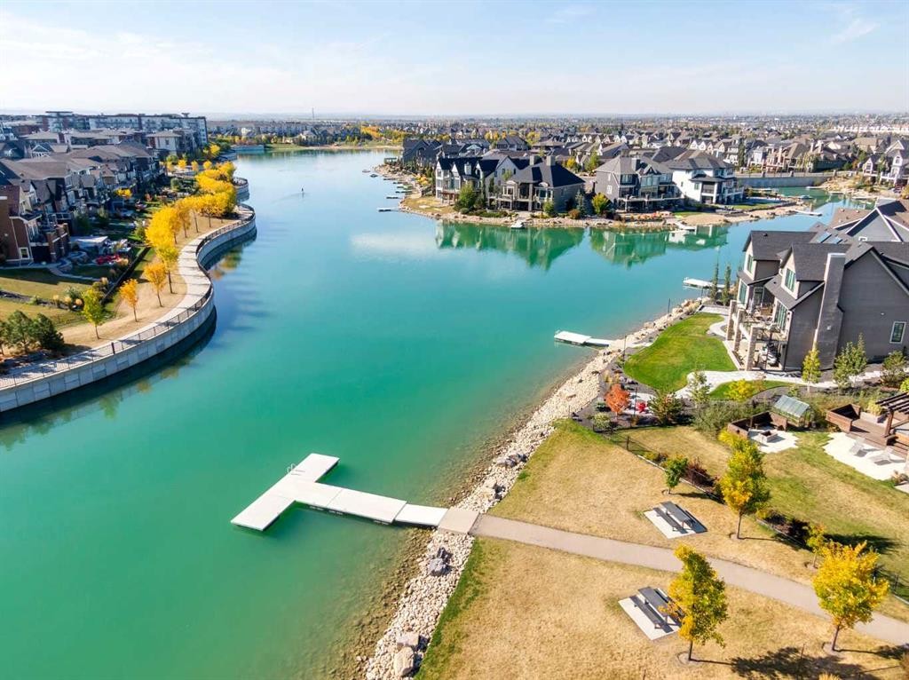 290 Mahogany Place Se, Calgary, AB - Outdoor With Body Of Water With View