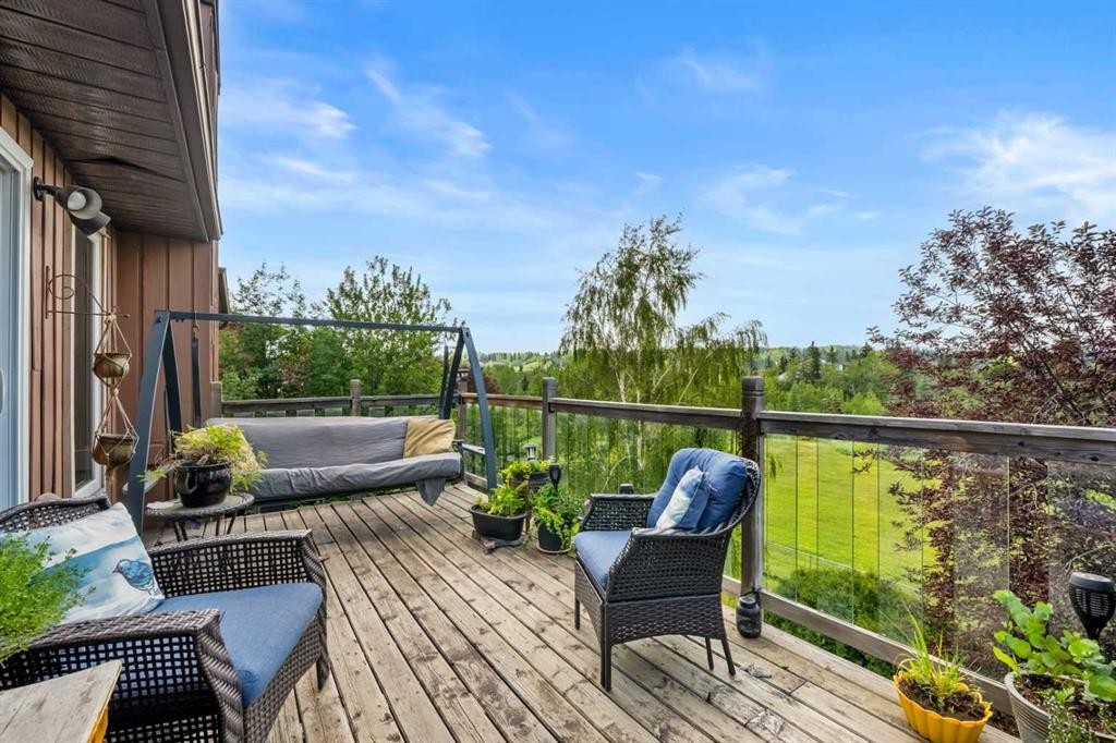 34 Cascade Place, Cochrane, AB - Outdoor With Deck Patio Veranda With Exterior