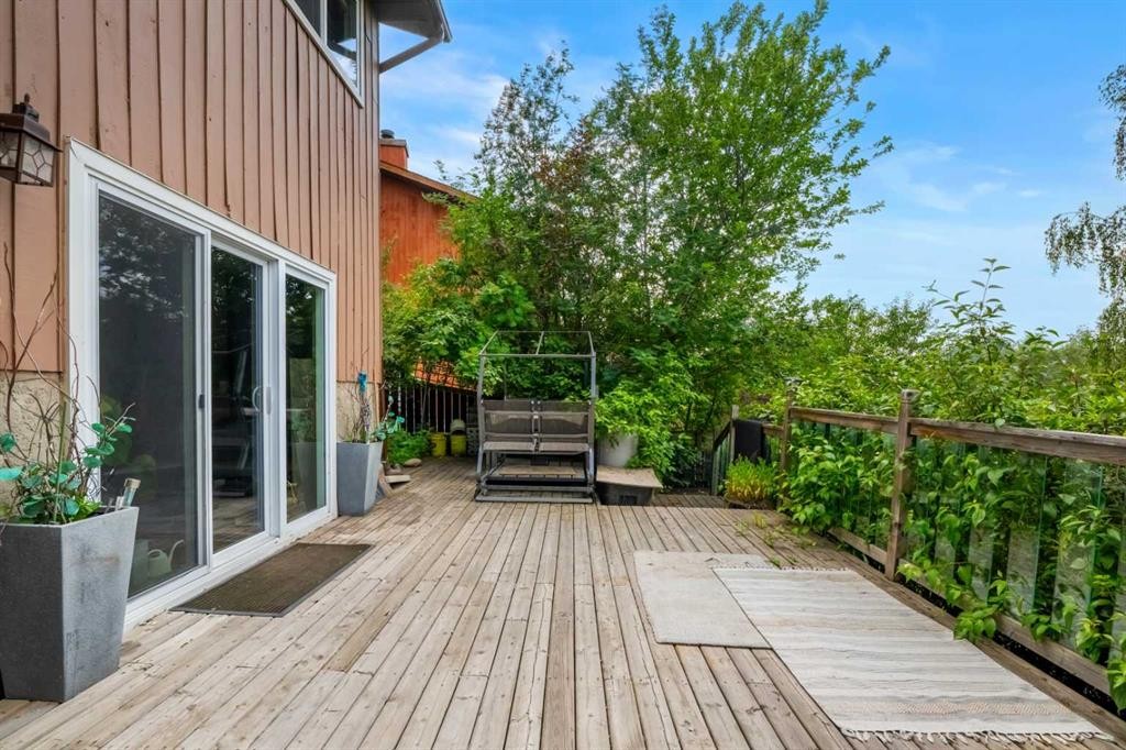 34 Cascade Place, Cochrane, AB - Outdoor With Deck Patio Veranda With Exterior