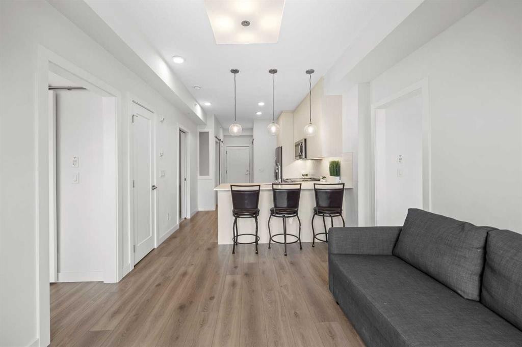 2403-76 Cornerstone Passage Ne, Calgary, AB - Indoor Photo Showing Living Room