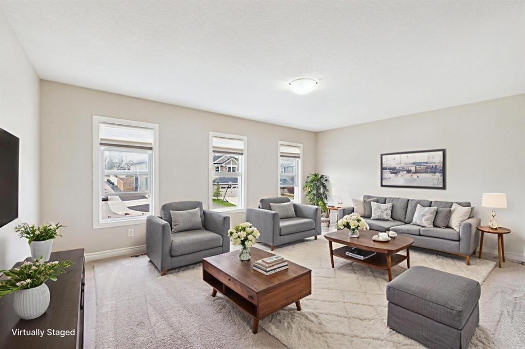66 Nolanhurst Way Nw, Calgary, AB - Indoor Photo Showing Living Room