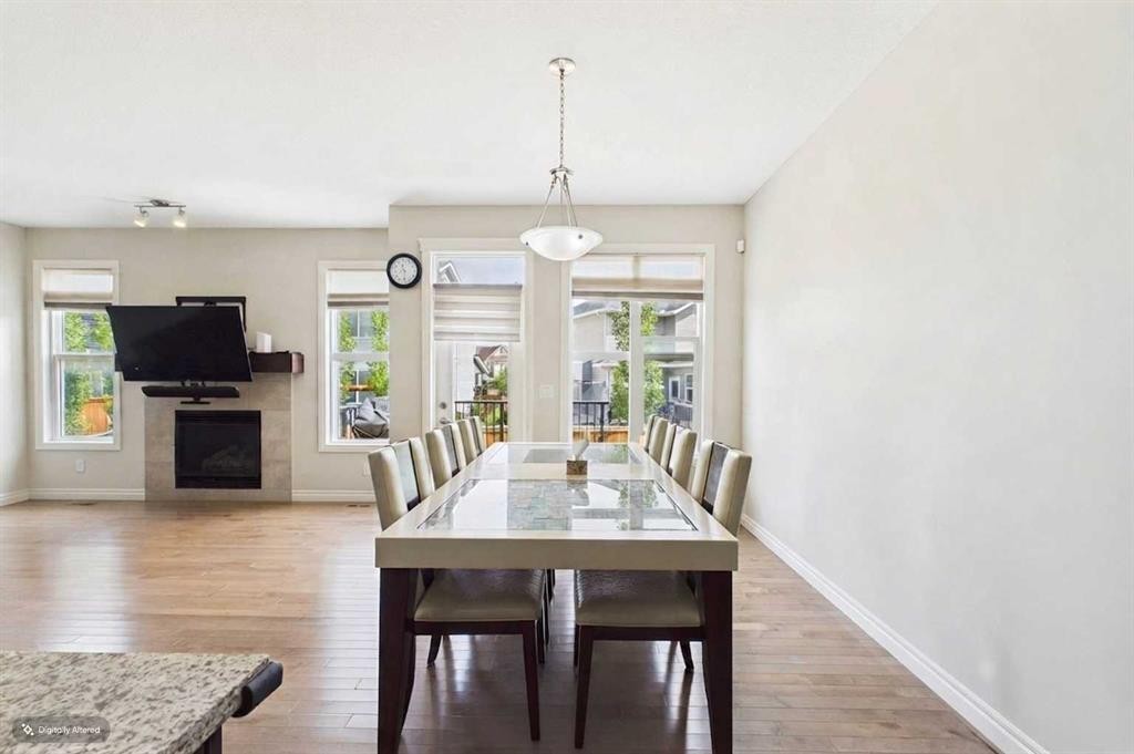 66 Nolanhurst Way Nw, Calgary, AB - Indoor With Fireplace