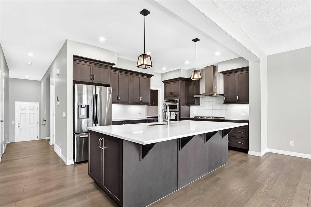 293 Red Sky Way Ne, Calgary, AB - Indoor Photo Showing Kitchen With Upgraded Kitchen