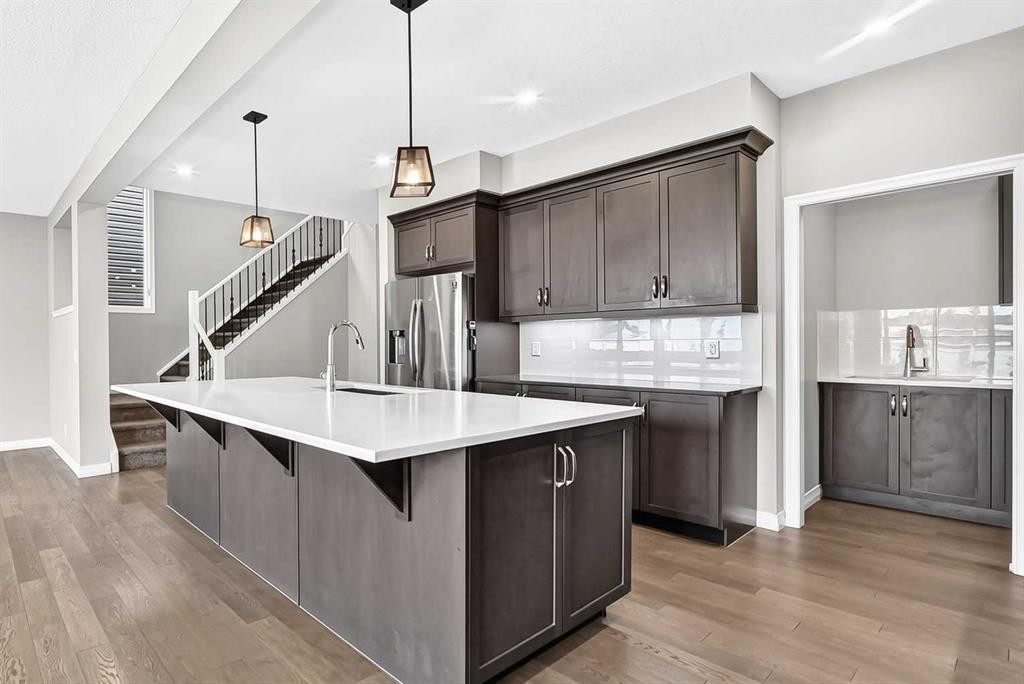 293 Red Sky Way Ne, Calgary, AB - Indoor Photo Showing Kitchen With Upgraded Kitchen