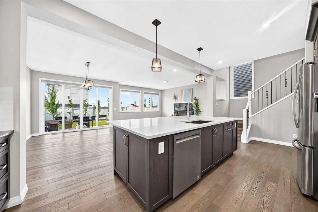 293 Red Sky Way Ne, Calgary, AB - Indoor Photo Showing Kitchen With Upgraded Kitchen