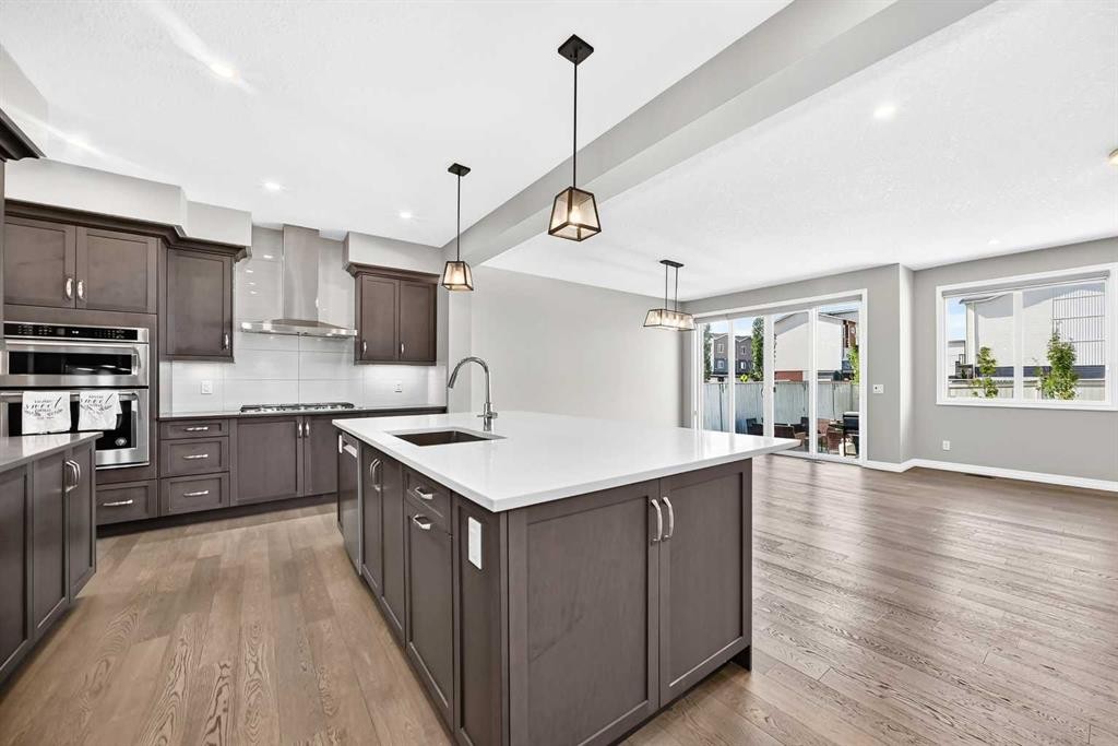 293 Red Sky Way Ne, Calgary, AB - Indoor Photo Showing Kitchen With Upgraded Kitchen