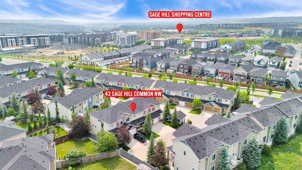 43 Sage Hill Common Nw, Calgary, AB - Outdoor With View