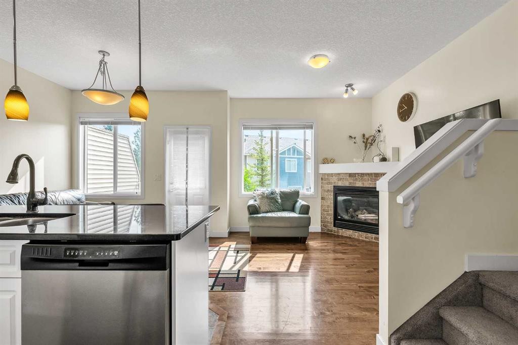 43 Sage Hill Common Nw, Calgary, AB - Indoor With Fireplace