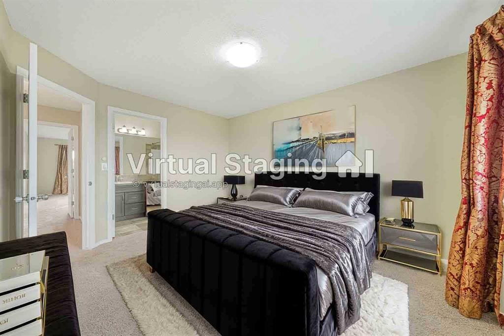 48 Panatella Common Nw, Calgary, AB - Indoor Photo Showing Bedroom