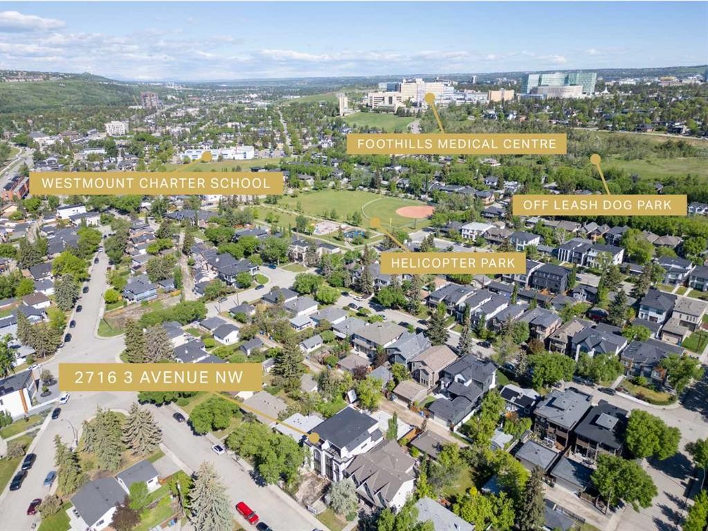 2714 3 Avenue Nw, Calgary, AB - Outdoor With View