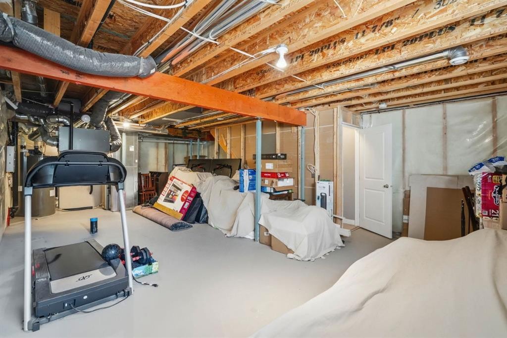 98 Panton Way Nw, Calgary, AB - Indoor Photo Showing Basement