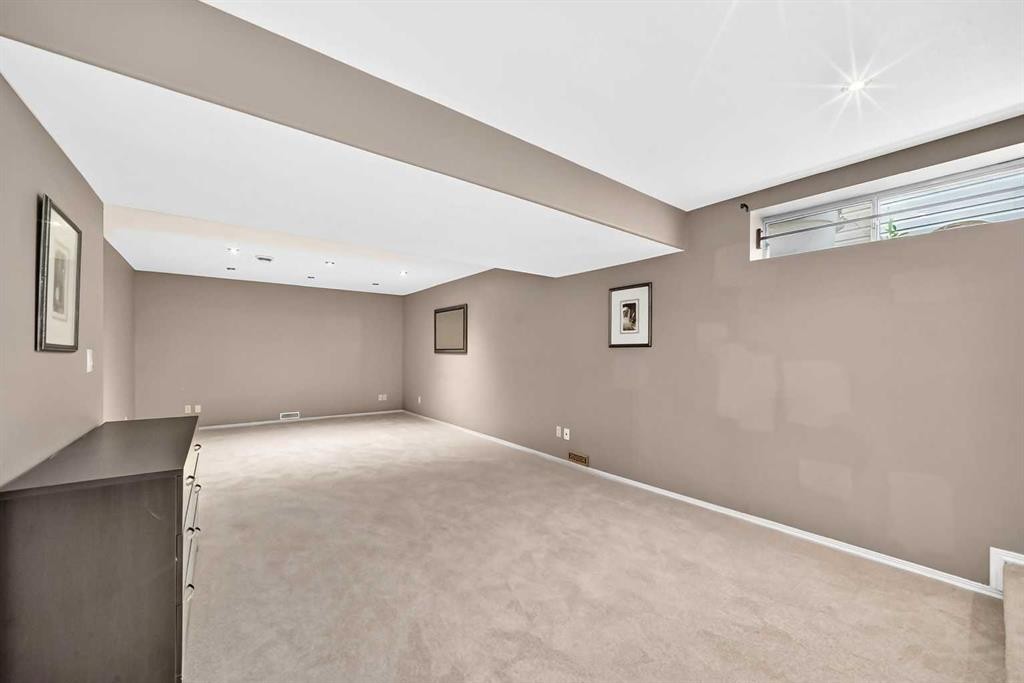 163 Valley Crest Close Nw, Calgary, AB - Indoor Photo Showing Basement